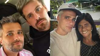 Thiago Gagliasso, Bruno Gagliasso e a mãe, Lúcia Gagliasso