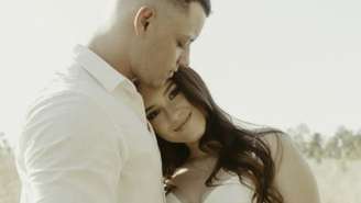 Sofia Liberato, filha de Gugu, e o marido