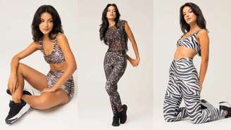 O animal print agrega estilo e ousadia aos looks de academia