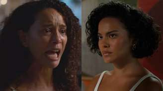 Raquel (Taís Araujo) e Fátima (Bella Campos) de Vale Tudo