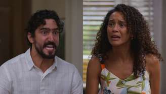 Ivan (Renato Góes) e Raquel (Taís Araujo) de Vale Tudo