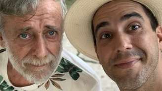 Otto Marques ao lado do filho André Marques