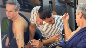 Alexandre Nero esconde tatuagens para papel em 'Vale Tudo'