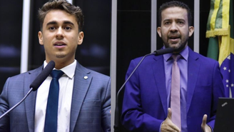 Nikolas Ferreira e André Janones