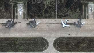 Aviões Tupolev Tu-95 foram destruídos na base aérea de Belaya, na região de Irkutsk, no leste da Sibéria, em 4 de junho de 2025 por uma operação planejada pela Ucrânia