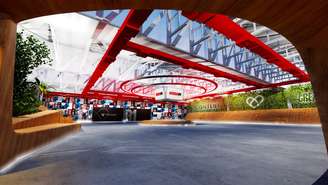 Foto de como ficará a Arena da Community Creators Academy