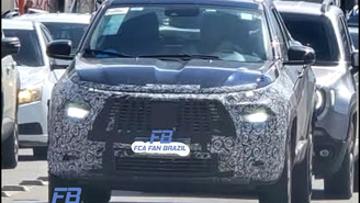 Novo Fiat Toro 2026 flagrado em testes
