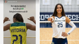 Filha de Joana Prado e Vitor Belfort integra a seleção brasileira sub-19 de vôlei