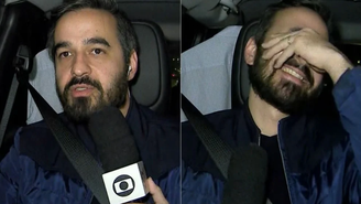 Apresentadora da Globo revela segredo de repórter ao vivo: 'Não era'