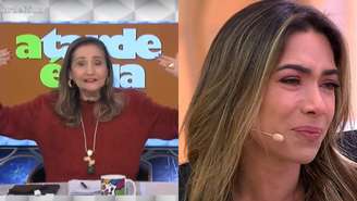 Sonia Abrão e Patrícia Abravanel