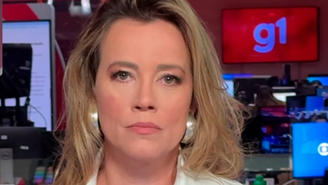 Natuza Nery grava o podcast 'O Assunto'