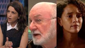 Manuela Dias, Silvio de Abreu e Raquel (Tais Araujo) de Vale Tudo