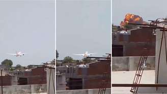 Aryan Asari gravou em vídeo a queda do avião, segundos depois da decolagem