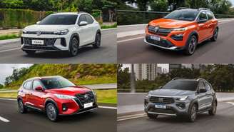 Volkswagen Tera, Renault Kardian, Nissan Kicks Play e Fiat Pulse: crossovers urbanos