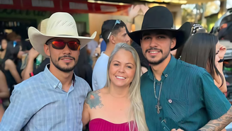 Ex-BBBs João Pedro e João Gabriel com a mãe, Márcia Siqueira