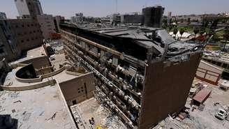 O hospital geral Soroka, na cidade de Bersheva, no sul de Israel, em 19 de junho de 2025.