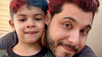 MUrilo Huff e o filho, Léo