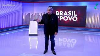 Datena, apresentador do 'Brasil do Povo'