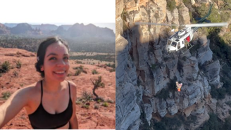 Janelle Banda foi resgatada com vida três dias após cair em cânion do 'Fim do Mundo'