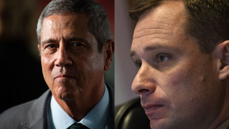 Mauro Cid e Walter Braga Netto em acareação