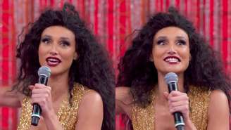 Débora Nascimento falou sobre sua sexualidade ao vivo no Domingão com Huck