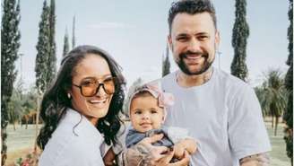 Karoline Bernardo, Vinicius Rodrigues e Olívia —