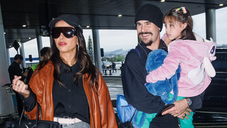 Sabrina Sato, Nicolas Prattes e Zoe 