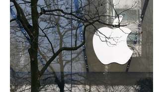 Logo da Apple em Apple Store de Bruxelas, na Bélgica 10/03/2016