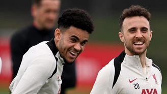 Luis Díaz e Diogo Jota jogaram juntos no Liverpool