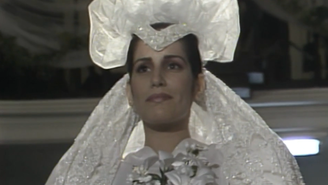 Casamento de Maria de Fátima (Gloria Pires) na primeira versão de 'Vale Tudo'