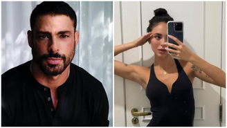 Ator Cauã Reymond e a modelo Luana Mandarino