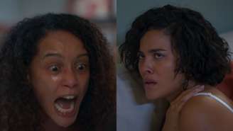 Raquel (Taís Araujo) e Fátima (Bella Campos) de Vale Tudo