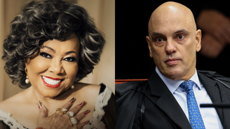 Alcione esclarece 'crush' em Alexandre de Moraes: 'Meu ministro'