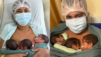 Grávida de gêmeos descobre trigêmeos durante o parto em hospital no Pará