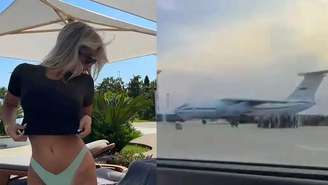 O ministro da Defesa da Rússia levou sua amante em um avião militar