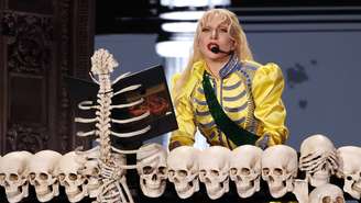 Lady Gaga na praia de Copacabana