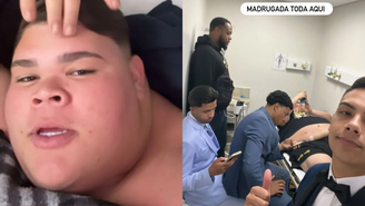 Com menos 100kg, Gordão da XJ passa mal em festa de casamento e vai parar no hospital