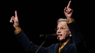 O cantor Caetano Veloso em 2023