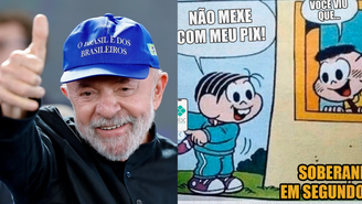 Lula compartilha memes debochando de Donald Trump