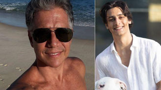 Marcio Garcia celebra aniversário do filho de 17 anos e chama a atenção da web