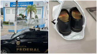 PF encontra dinheiro dentro de sapato de vereador em operação contra desvios em emendas parlamentares