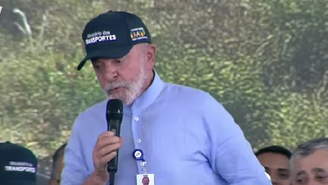 Presidente Luiz Inácio Lula da Silva em discurso nesta sexta-feira, 18