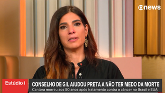 Andreia Sadi se emociona ao falar da morte de Preta Gil