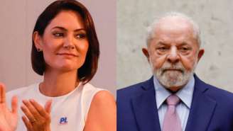 Michelle Bolsonaro e Lula