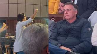 Michelle e Bolsonaro