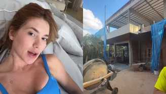 Virginia mostra obra em mansão