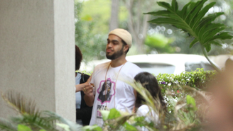 Fran Gil chega ao Crematório da Penitência