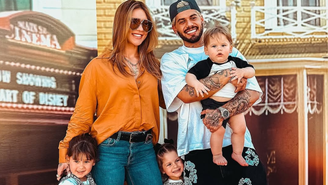 Virginia Fonseca e Zé Felipe com os filhos