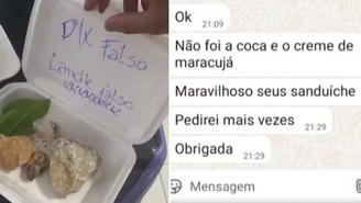 Em meio a pagamento falso, lanchonete resolveu brincar com a situação