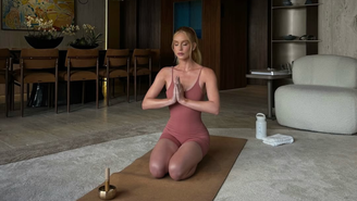 Marina Ruy Barbosa com roupa de ginástica 